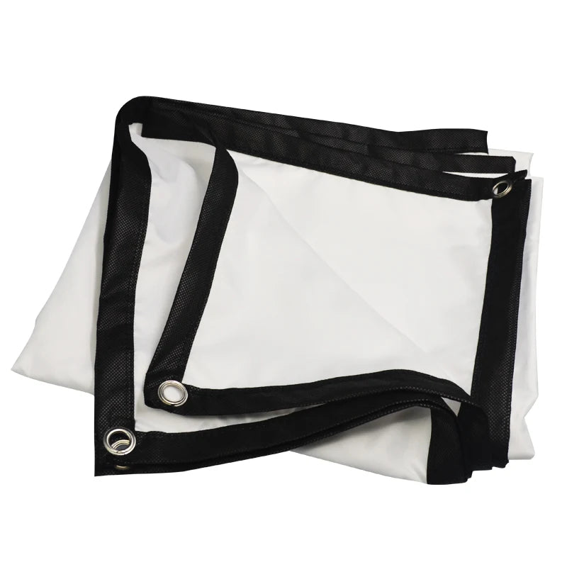 MIXITO Projection Curtain 16: 9 Ratio Hight-Density 60-200 Inch Foldable Anti-Crease Portable Movie Projector Screen