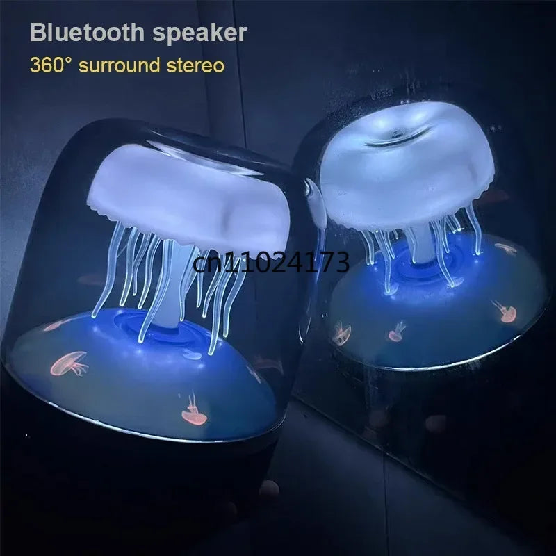 Home Theater Sound System Sound Box V6Pro Jellyfish Wireless Bluetooth Speaker Subwoofer RGB Lamp TWS TF Card AUX Creative Audio