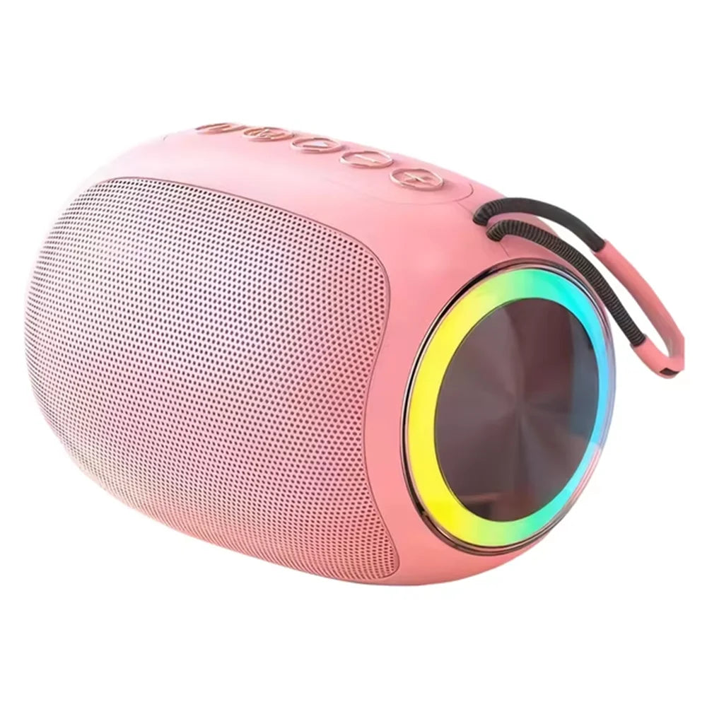 Small 3D vocal cords, RGB color LED lights, home desktop subwoofer, HIFI Bluetooth speaker, TWS outdoor portable party speaker