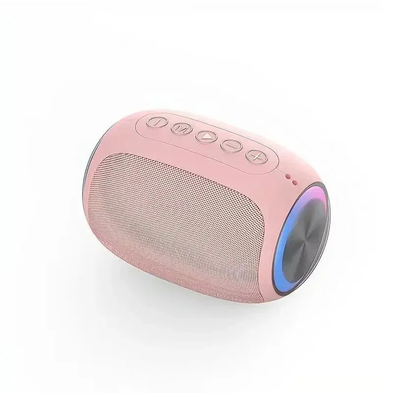 Small 3D vocal cords, RGB color LED lights, home desktop subwoofer, HIFI Bluetooth speaker, TWS outdoor portable party speaker
