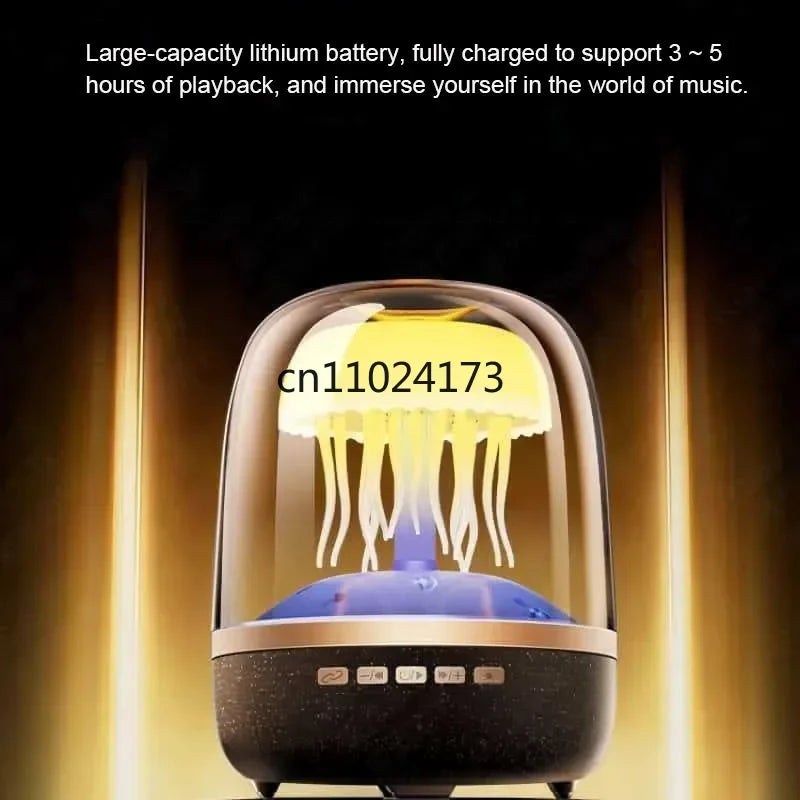 Home Theater Sound System Sound Box V6Pro Jellyfish Wireless Bluetooth Speaker Subwoofer RGB Lamp TWS TF Card AUX Creative Audio