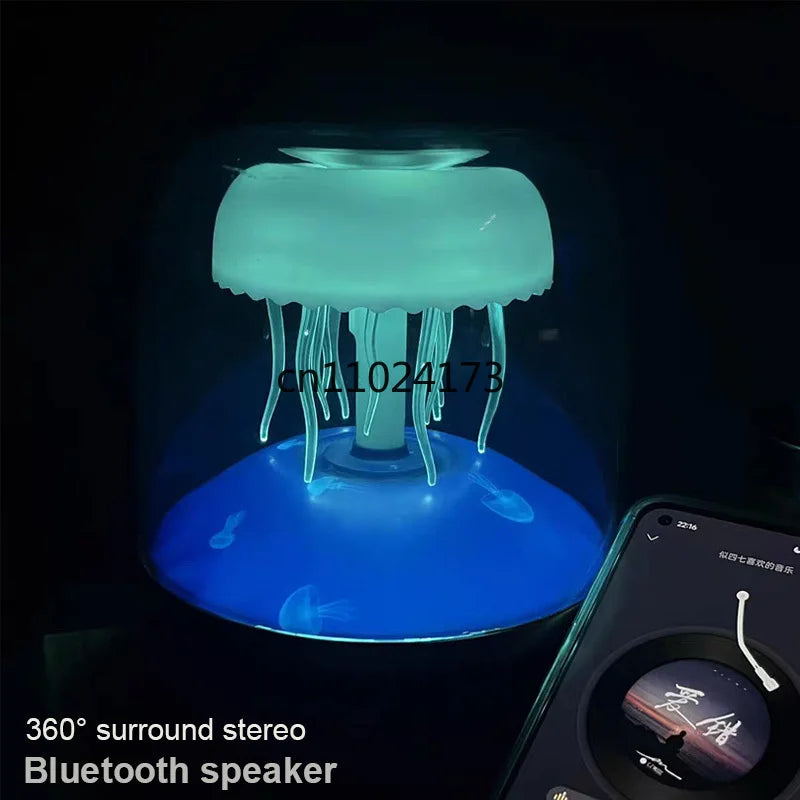 Home Theater Sound System Sound Box V6Pro Jellyfish Wireless Bluetooth Speaker Subwoofer RGB Lamp TWS TF Card AUX Creative Audio